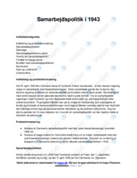 Samarbejdspolitik i 1943