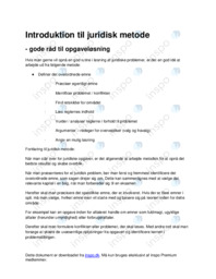 Introduktion til juridisk metode