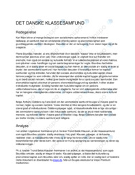 Det danske klassesamfund