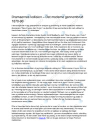 Dramaanalyse af Aske til aske, støv til støv