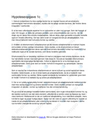 Hypoteseopgave – Hvorfor flygtninge søger imod Danmark