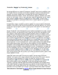 “Kvinde Din – Møgluder” og “Kvinde min” | Analyse