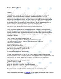 Analyse af ”Storby Blues”