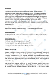 Japans Geologi | Rapport