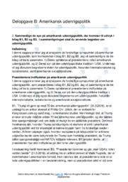 Amerikansk udenrigspolitik | Maj 2017