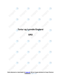Tortur og Lynndie England | SRO
