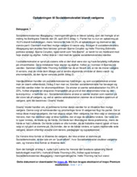 Opbakningen til Socialdemokratiet blandt vælgerne