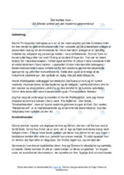 Hytterne | En Litterær Undersøgelse