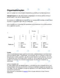 Organisation og ledelse Noter