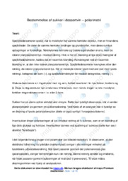 Rapport om Bestemmelse af Sukkerindholdet i Sodavand