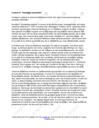 Sagprosaanalyse | Eksempel