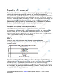 Expedit – b2b markedet