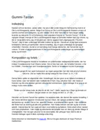 Gummi-Tarzan Analyse