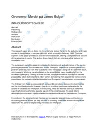 Mordet på James Bulger | SRO