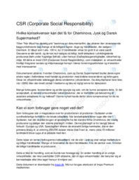 Når tilbud dræber (CSR)