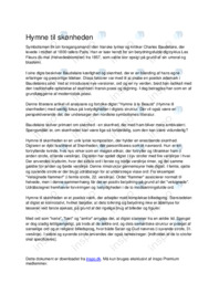 Hymne til skønheden
