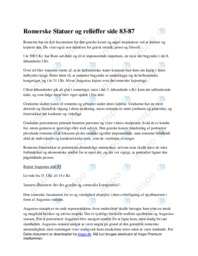 Noter til Romerske statuer og relieffer