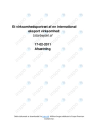 Bisca A-S | International Eksportvirksomhed