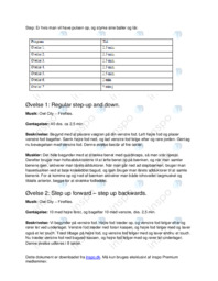 Step – Træningsprogram