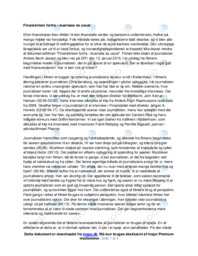 Finanskrisen forfra