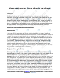 Vi kan alle blive bødler | Caseanalyse