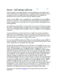 Analyse af Den Dårlige Svømmer