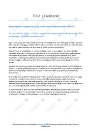 Tillid | Fællesdel | Eksempelbesvarelse