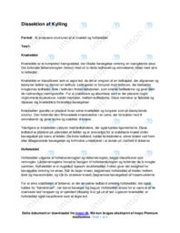 Dissektion af Kylling