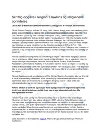 Analyse | Gud er en usynlig ven af Richard Dawkins