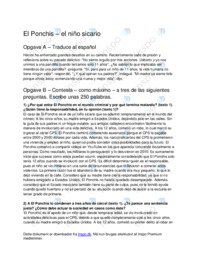 El Ponchis | el niño sicario