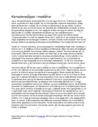 Essay om kønsstereotyper i medierne