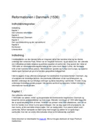 Den lutherske reformation i Danmark