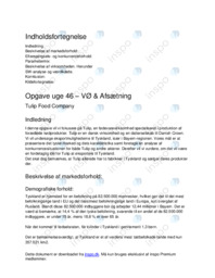 Tulip Virksomhedsanalyse