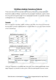 Udvikling i Tanzania og Malaysia | Teorier