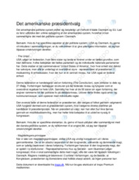 Sammenligning af de politiske systemer i Danmark og USA