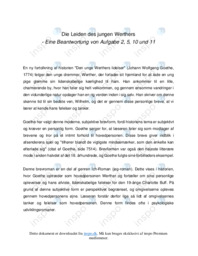 Die Leiden des jungen Werthers