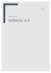 Normal A/S | Erhvervscase
