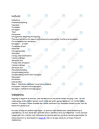 Bagning af kage Øvelsesrapport