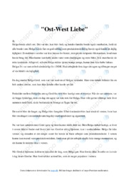 Ost-West Liebe | Tysk