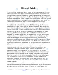 Die drei Brüder