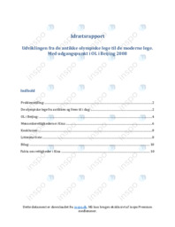 Fra Antikke til Moderne | Olympiske Lege