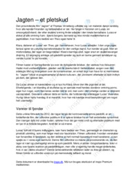 Filmanmeldelse af Jagten