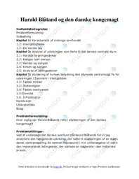 Harald Blåtand og den danske kongemagt