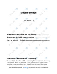 Modebranchen | En Case