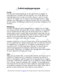 Løbetræningsprogram