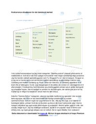 Konkurrence situationen for det danske øl marked