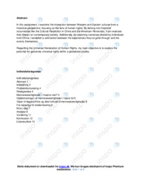 Kina & Menneskerettigheder