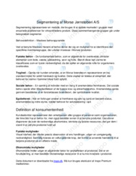 Segmentering af Morsø Jernstøberi