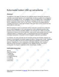 Kulturmødet mellem USA og Latinamerika | SRO