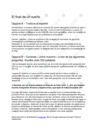 El final de un sueño Eksamen 27. maj 2013